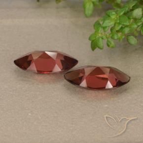 Pyrope Garnet Gemstones in 10.1 x 5.1 mm Size for Sale, Pyrope Garnet Stones in Deep Scarlet Red Color