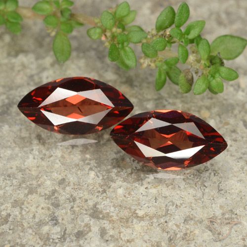 2.34ctw Natural Scarlet Red Pyrope Garnet, Marquise, VVS-VS