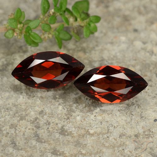2.40ctw Natural Dark Red Pyrope Garnet, Marquise, VVS-VS