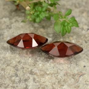 Pyrope Garnet Gemstones in 10.1 x 5 mm Size for Sale, Pyrope Garnet Stones in Merlot Red Color
