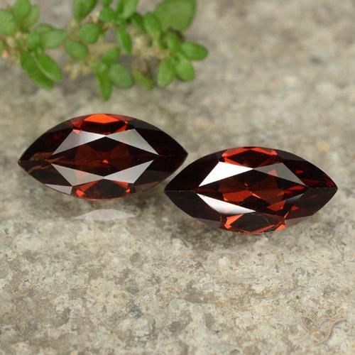 2.82ctw Natural Deep Red Pyrope Garnet, Marquise, VVS-VS
