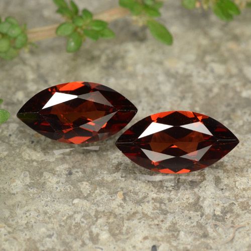 2.28ctw Natural Merlot Red Pyrope Garnet, Marquise, VVS-VS
