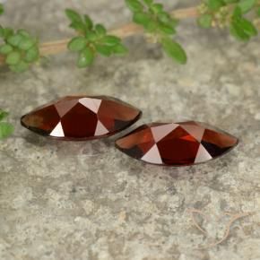 Pyrope Garnet Gemstones in 10.1 x 5.1 mm Size for Sale, Pyrope Garnet Stones in Merlot Red Color