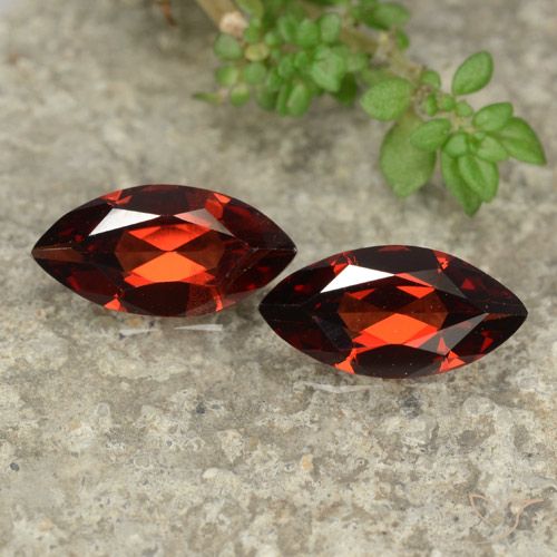 2.22ctw Natural Dark Red Pyrope Garnet, Marquise, VVS-VS