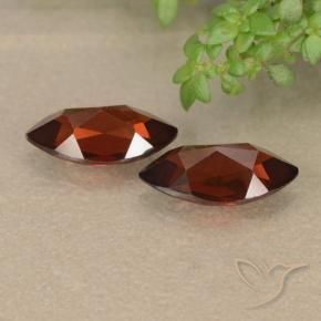 Pyrope Garnet Gemstones in 10 x 5.1 mm Size for Sale, Pyrope Garnet Stones in Deep Red Color