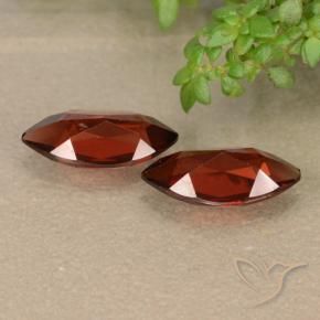Pyrope Garnet Gemstones in 10 x 5 mm Size for Sale, Pyrope Garnet Stones in Sangria Red Color