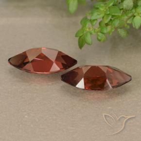 Pyrope Garnet Gemstones in 9.9 x 5 mm Size for Sale, Pyrope Garnet Stones in Sangria Red Color