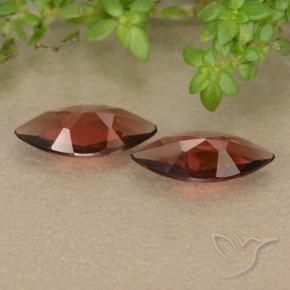 Pyrope Garnet Gemstones in 9.9 x 4.9 mm Size for Sale, Pyrope Garnet Stones in Scarlet Red Color