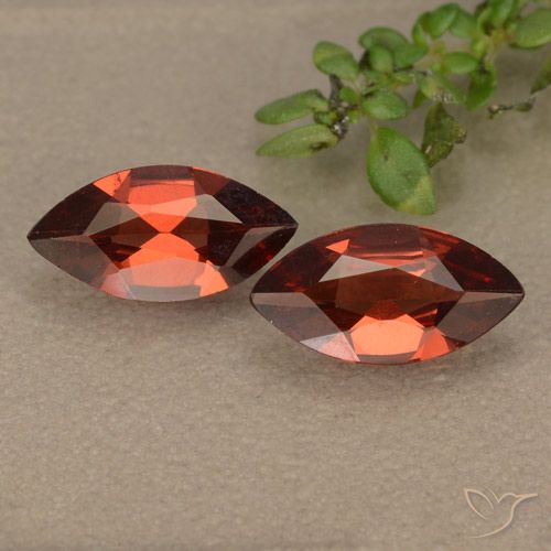 1.71 ct Marquise Cut Pyrope Garnet, 9.8 x 4.9 mm From Mozambique, Photo A