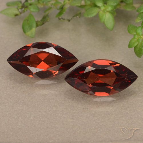 2.15ctw Natural Deep Red Pyrope Garnet, Marquise, VVS-VS