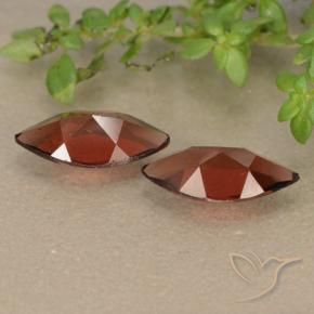 Pyrope Garnet Gemstones in 9.9 x 5.1 mm Size for Sale, Pyrope Garnet Stones in Deep Red Color