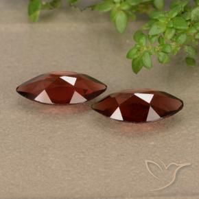 Pyrope Garnet Gemstones in 10.1 x 5 mm Size for Sale, Pyrope Garnet Stones in Deep Red Color