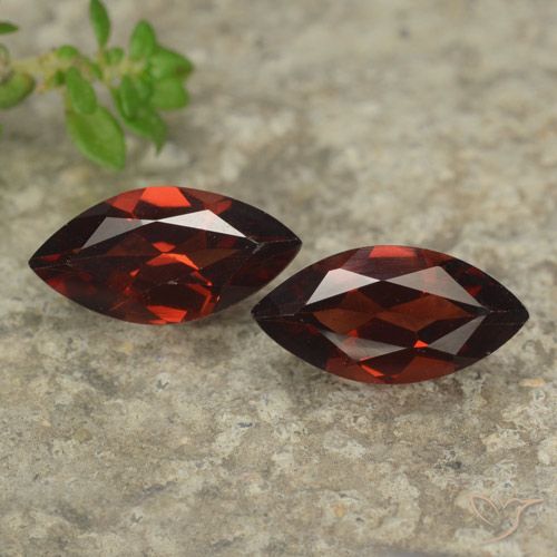 2.37ctw Natural Deep Red Pyrope Garnet, Marquise, VVS-VS