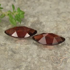 Pyrope Garnet Gemstones in 10.1 x 5.1 mm Size for Sale, Pyrope Garnet Stones in Deep Red Color