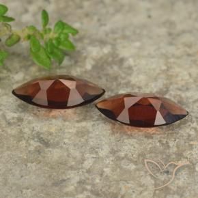 Pyrope Garnet Gemstones in 10.1 x 5 mm Size for Sale, Pyrope Garnet Stones in Currant Red Color