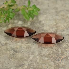 Pyrope Garnet Gemstones in 10 x 5.1 mm Size for Sale, Pyrope Garnet Stones in Bright Red Color