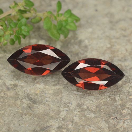 2.44ctw Natural Dark Red Pyrope Garnet, Marquise, VVS-VS