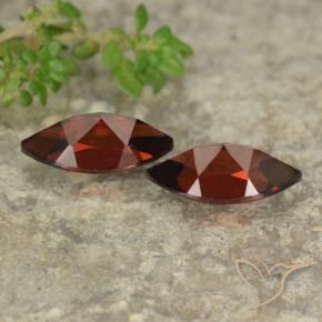 Pyrope Garnet Gemstones in 10.1 x 4.9 mm Size for Sale, Pyrope Garnet Stones in Dark Red Color