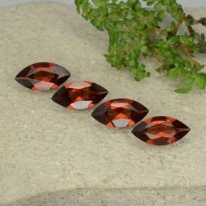 Currant Red Pyrop-Granat Edelstein - 0.9ct Marquiseschliff (ID: 479101)