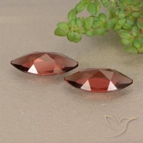 Pyrope Garnet Gemstones in 10 x 5 mm Size for Sale, Pyrope Garnet Stones in Deep Red Color