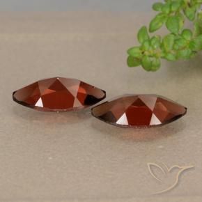 Pyrope Garnet Gemstones in 10.1 x 5.2 mm Size for Sale, Pyrope Garnet Stones in Dark Red Color