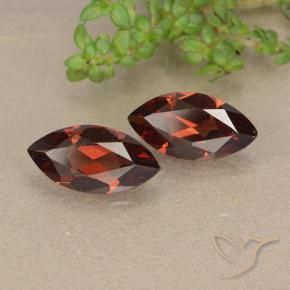 2.29 ctw Red Pyrope Garnet Stones, Natural Pyrope Garnet in Marquise Facet Shape for Sale