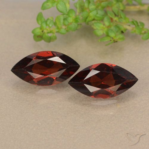 2.36ctw Natural Dark Red Pyrope Garnet, Marquise, VVS-VS