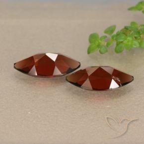 Pyrope Garnet Gemstones in 10.1 x 5.1 mm Size for Sale, Pyrope Garnet Stones in Merlot Red Color