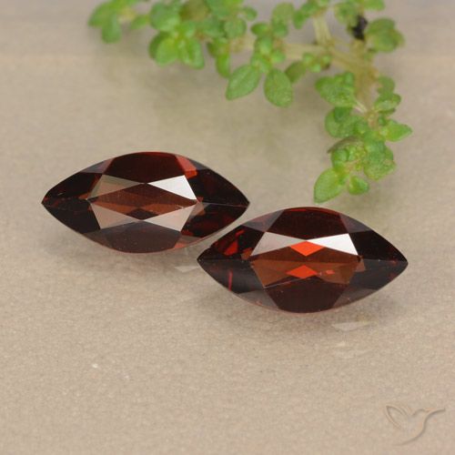 2.39ctw Natural Deep Red Pyrope Garnet, Marquise, VVS-VS