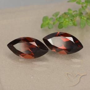 2.70 ctw Red Pyrope Garnet Stones, Natural Pyrope Garnet in Marquise Facet Shape for Sale