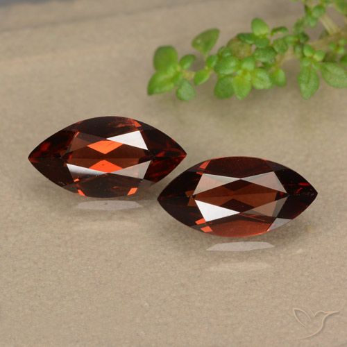 2.35ctw Natural Merlot Red Pyrope Garnet, Marquise, VVS-VS