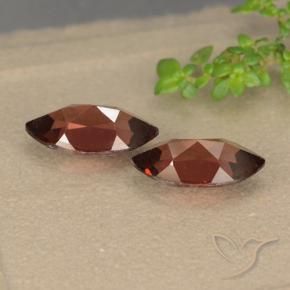 Pyrope Garnet Gemstones in 10.2 x 5.2 mm Size for Sale, Pyrope Garnet Stones in Deep Red Color