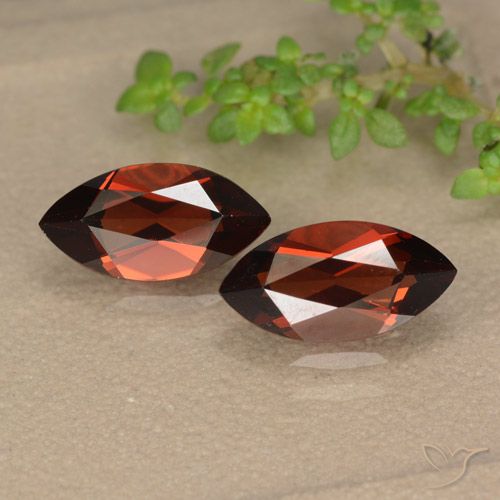 2.82 ct Marquise Cut Pyrope Garnet, 9.9 x 5 mm From Mozambique, Photo A