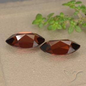 Pyrope Garnet Gemstones in 9.9 x 5 mm Size for Sale, Pyrope Garnet Stones in Deep Red Color