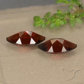 Pyrope Garnet Gemstones in 10.1 x 5.2 mm Size for Sale, Pyrope Garnet Stones in Deep Red Color