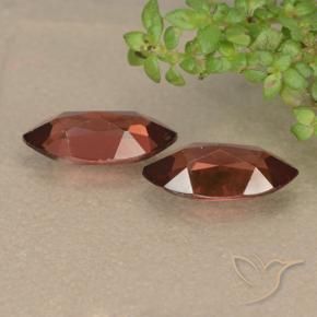 Pyrope Garnet Gemstones in 9.9 x 5 mm Size for Sale, Pyrope Garnet Stones in Scarlet Red Color