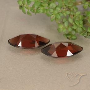 Pyrope Garnet Gemstones in 10 x 5.1 mm Size for Sale, Pyrope Garnet Stones in Sangria Red Color