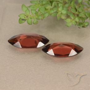 Pyrope Garnet Gemstones in 10.1 x 5 mm Size for Sale, Pyrope Garnet Stones in Medium Red Color