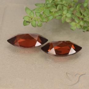 Pyrope Garnet Gemstones in 10.1 x 5.1 mm Size for Sale, Pyrope Garnet Stones in Dark Red Color