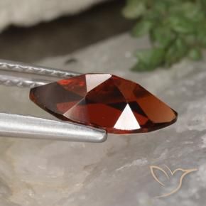 Pyrope Garnet Gemstone in 9.9 x 5.1 mm Size for Sale, Pyrope Garnet Stone in Medium Red Color