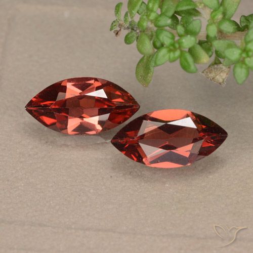 2.05ctw Natural Scarlet Red Pyrope Garnet, Marquise, VVS-VS