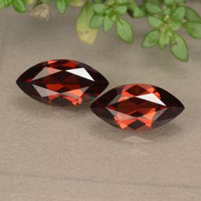 Merlot Red Granato piropo Gem - 1.3ct Marquise sfaccettato (ID: 479248)