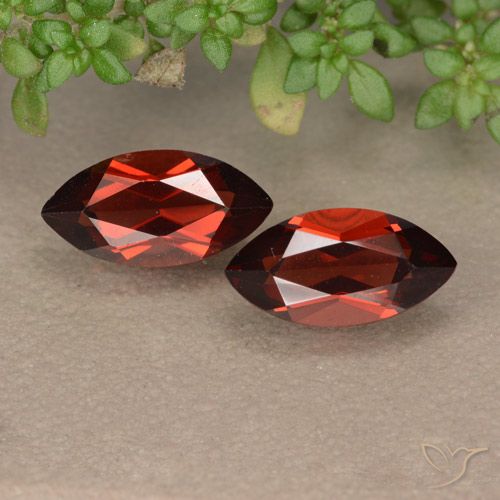 2.80ctw Natural Dark Red Pyrope Garnet, Marquise, VVS-VS