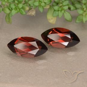 2.80 ctw Red Pyrope Garnet Stones, Natural Pyrope Garnet in Marquise Facet Shape for Sale