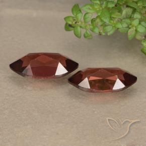 Pyrope Garnet Gemstones in 9.9 x 5 mm Size for Sale, Pyrope Garnet Stones in Deep Red Color
