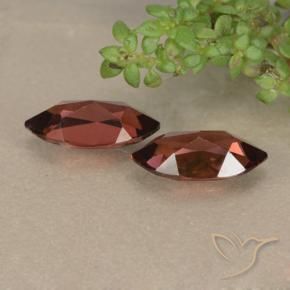 Pyrope Garnet Gemstones in 9.9 x 5 mm Size for Sale, Pyrope Garnet Stones in Medium Red Color