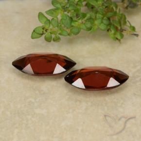 Pyrope Garnet Gemstones in 9.9 x 5 mm Size for Sale, Pyrope Garnet Stones in Sangria Red Color