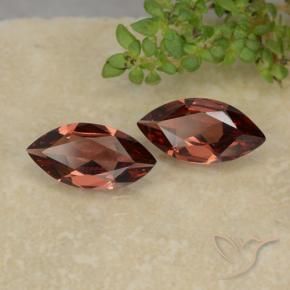 1.99 ctw Red Pyrope Garnet Stones, Natural Pyrope Garnet in Marquise Facet Shape for Sale