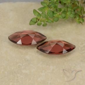 Pyrope Garnet Gemstones in 10 x 5.1 mm Size for Sale, Pyrope Garnet Stones in Berry Red Color