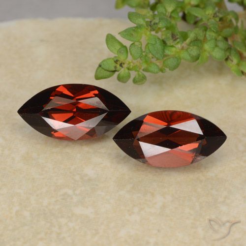 2.86ctw Natural Medium Red Pyrope Garnet, Marquise, VVS-VS